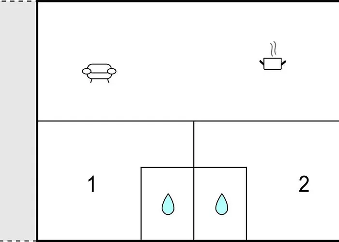 アパート 2 Bedroom In
